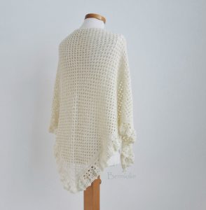 ASHLEY, crochet shawl pattern pdf