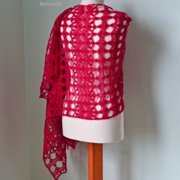 ELEKTRA, Crochet shawl pattern pdf