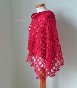 ELEKTRA, Crochet shawl pattern pdf