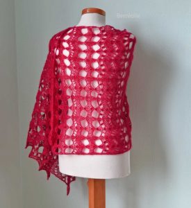 ELEKTRA, Crochet shawl pattern pdf