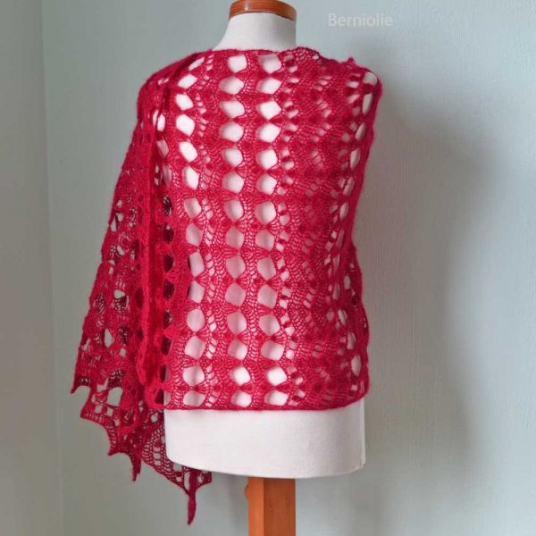 ELEKTRA, Crochet shawl pattern pdf