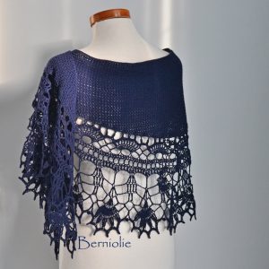 ILVY, Crochet shawl pattern pdf