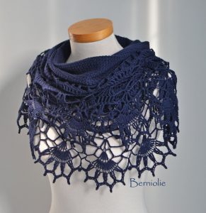 ILVY, Crochet shawl pattern pdf