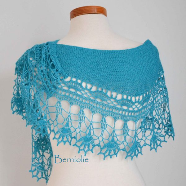 ILVY, Crochet shawl pattern pdf