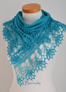 ILVY, Crochet shawl pattern pdf