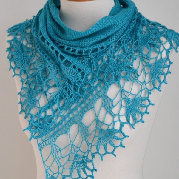 ILVY, Crochet shawl pattern pdf