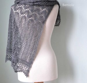 Izumi, Crochet shawl pattern pdf