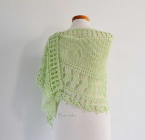 JULIETTA, Crochet shawl pattern pdf