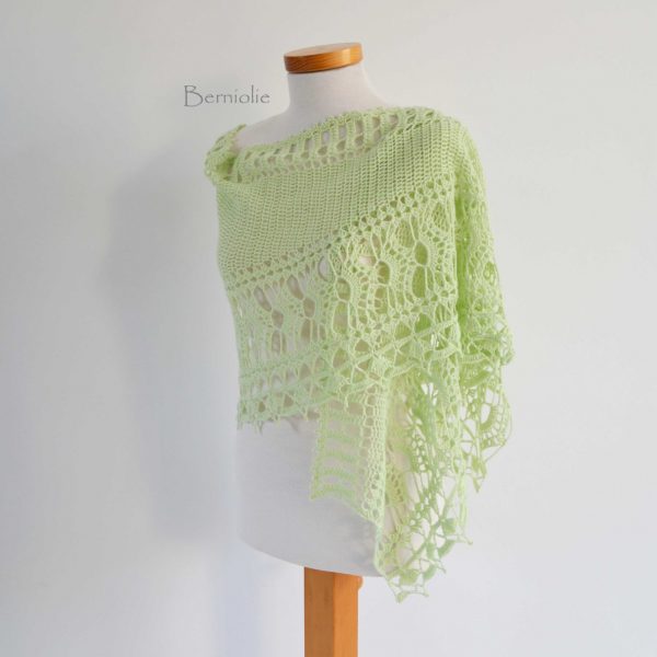 JULIETTA, Crochet shawl pattern pdf