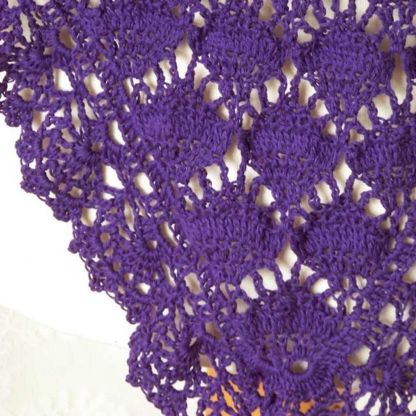 LAUREN, Crochet shawl pattern pdf