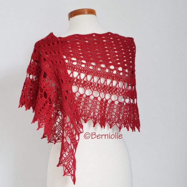 MILA, Crochet shawl pattern pdf