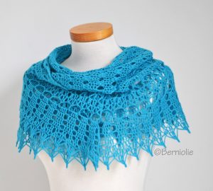 MILA, Crochet shawl pattern pdf