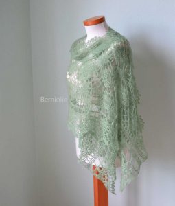 MISITU, Crochet shawl pattern pdf