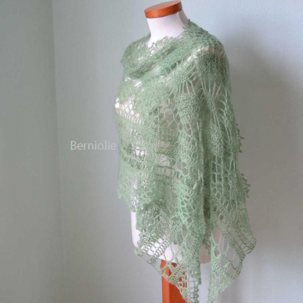 MISITU, Crochet shawl pattern pdf