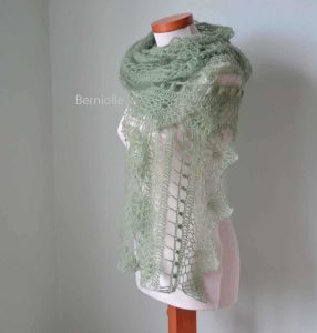 MISITU, Crochet shawl pattern pdf