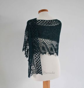 OSWIN, Crochet shawl pattern, PDF