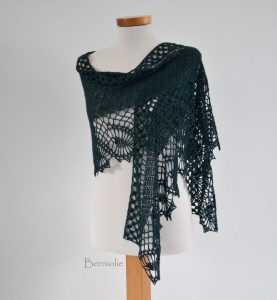 OSWIN, Crochet shawl pattern, PDF