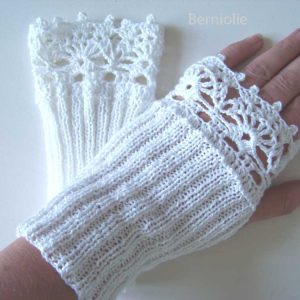 ROXY, Knit & crochet glove pattern pdf