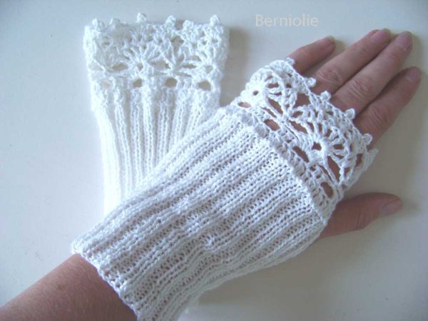 ROXY, Knit & crochet glove pattern pdf