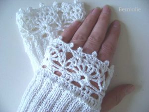 ROXY, Knit & crochet glove pattern pdf
