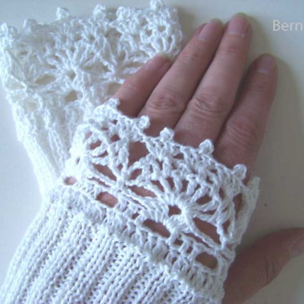 ROXY, Knit & crochet glove pattern pdf