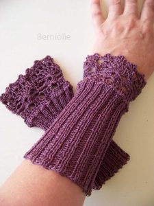 ROXY, Knit & crochet glove pattern pdf