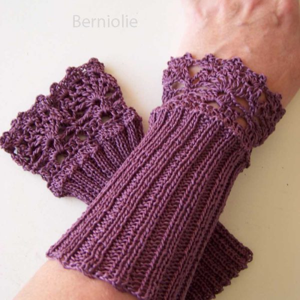 ROXY, Knit & crochet glove pattern pdf