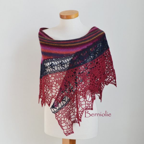 SAMMY, Crochet shawl pattern pdf