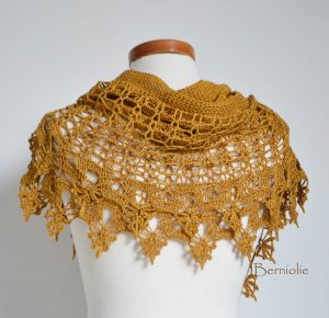 SIOBHAN, Crochet shawl pattern pdf