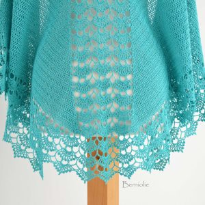 SPRING, Crochet shawl pattern pdf