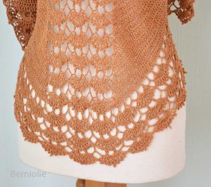 SPRING, Crochet shawl pattern pdf
