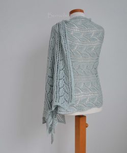 THYRZA, Knitting shawl pattern pdf