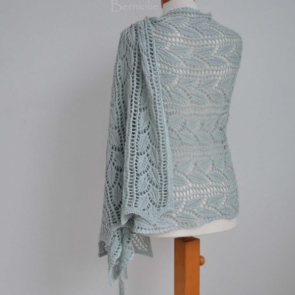 THYRZA, Knitting shawl pattern pdf