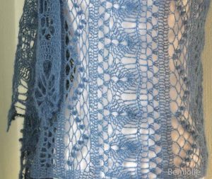 WISTERIA, Crochet shawl pattern pdf